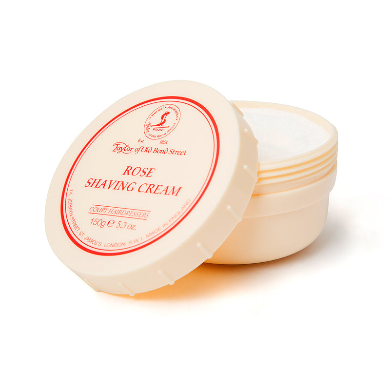 Taylor of Old Bond Street Rose Shaving Cream Bowl, Open